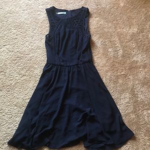 Navy Blue Cut Out Dress